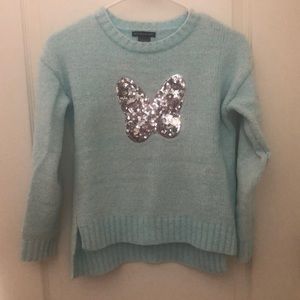 Blush & Bloom butterfly sweater sz XL girls